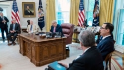 President Donald Trump, Senate Majority Leader Mitch McConnell