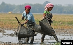 Subsistence fisherwomen, like these women from the Tiwa tribe in India, are often the foundation of food security in some of the world’s poorest communities.