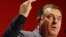 Bosnian Serb Milorad Dodik, President of the Bosnian Serb region of Republic of Srpska,speaks to supporters at a pre election rally.