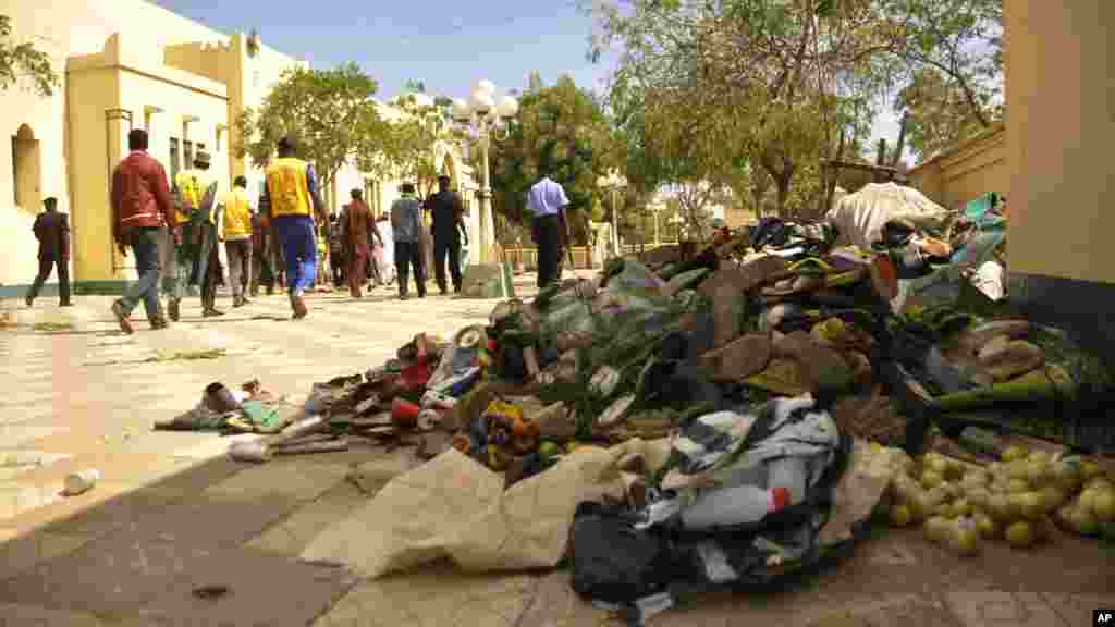 Hoto Harin Bam a Masallacin na Kano, Nuwamba 29, 2014.