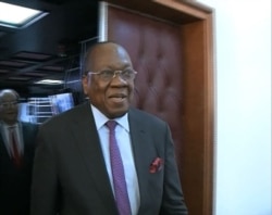 Francois Louceny Fall, representative of the United Nations secretary-general in central Africa, speaks in Yaounde, Jan. 22, 2020. (Moki Edwin Kindzeka/VOA)