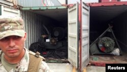 북한 선박 청천강 호가 지난 7월 쿠바를 출발해 신고하지 않은 무기를 싣고 항해하다 파나마에서 억류됐다. 선박에는 지대공 미사일과 로케트, 미그-21 전투기와 엔진이 등이 실려있었다.