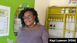 Falone Alognon à Lomé, le 6 mars 2019. (VOA/Kayi Lawson)