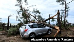 Scena posle oluje u selu Sozopoli