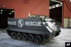 펜실베이니아주 리치보로 경찰이 지난 2007년 운용한 장갑차.