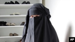 A woman named Yamina at the Fraternite, or Brotherhood mosque in Aubervilliers, outside Paris, France.