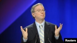 에릭 슈미트 구글 회장. (자료사진)