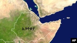 የኢትዮጵያ ካርታ