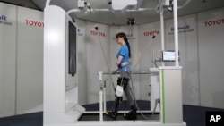 Toyota's Welwalk WW-1000 device is expected to be made available to medical centers in Japan this year.
