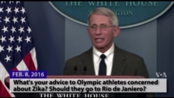 Dr. Anthony Fauci speaks about Zika virus at a White House briefing