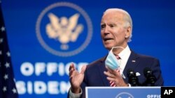 조 바이든 전 부통령이 16일 델라웨어주 윌밍턴에서 경제 회복 구상에 관해 연설했다.