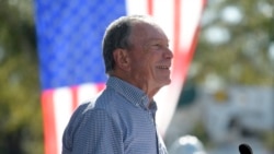 Former New York City Mayor Michael Bloomberg, who donated $1.8 billion to Johns Hopkins University last year, speaks during a visit to an Orlando Utilities Commission facility Friday, February 8, 2019, in Orlando, Florida.