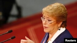 신임 유엔 인권최고대표로 임명된 미첼 바첼레트 전 칠레 대통령.