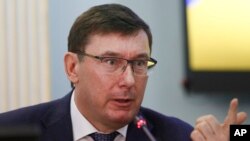 Yuriy Lutsenko, mantan jaksa penuntut Ukraina (foto: dok). 