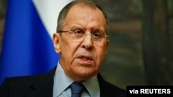 세르게이 라브로프 러시아 외무장관.