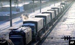 Rusya, tatbikat hazırlıkları çerçevesinde Belarus'a askeri sevkiyatını sürdürüyor.