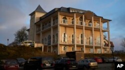 An exterior view of Johannesberg Castle, in Rimbo, 50 km north of Stockholm, Sweden, Dec. 4, 2018. The castle is the site for Yemen peace talks.