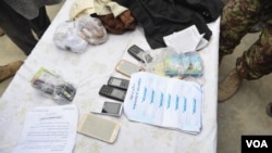 افغان ځواکونه وايي د داعش له غړو سره تیلیفونونه او نور اسنا هم وو