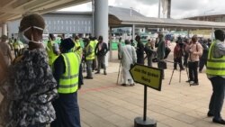 Filin jiragen sama na Nnamdi Azikiwe a ranar da aka bude filin jiragen.