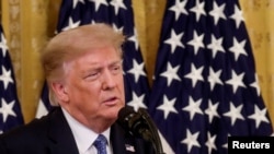 Président Donald Trump na Washington, 22 juillet 2020.