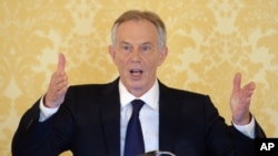 Mantan Perdana Menteri Inggris, Tony Blair (Foto: dok).