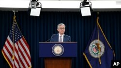 FILE - In this March 3, 2020 file photo, Federal Reserve Chair Jerome Powell speaks during a news conference in Washington. 