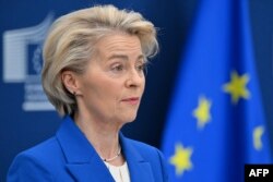 Ursula Von der Leyen (Photo by Nicolas TUCAT / AFP)