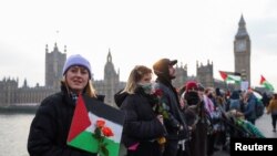 Yadda wasu mata suka gudanar da bikin don nuna goyon baya ga Falasdinawa