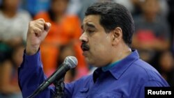 Le président du Venezuela, Nicolas Maduro, à Caracas, au Venezuela, le 7 février 2018