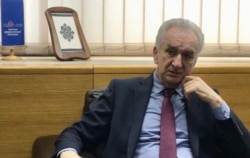 Mirko Šarović tokom razgovora za Glas Amerike.