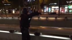 巴黎发生枪击案现场画面