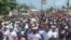 Anti-corruption protesters fill the streets of Port-au-Prince, Haiti, June 9, 2019. (M. Vilme/VOA Creole)