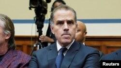 FILE - Hunter Biden, shown here at a U.S. House of Representatives Oversight Committee meeting on Capitol Hill in Washington on Jan. 20, 2024, turned down an invitation to appear for a House public hearing, his lawyer said on March 13.