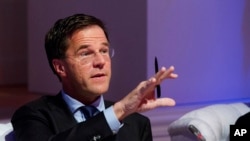 Perdana Menteri Belanda Mark Rutte di Den Haag. (Foto: Dok)