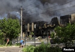 ภาพหลังพื้นที่เมืองโอเดสซา ทางใต้ของยูเครน ถูกโจมตีด้วยขีปนาวุธรัสเซีย เมื่อ 24 มิ.ย. 2567