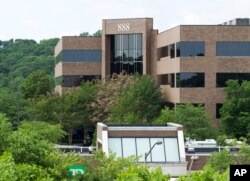 The 888 Bestgate Road building is seen after police received reports of multiple people being shot at The Capital Gazette, a newspaper in Annapolis, Md., June 28, 2018.