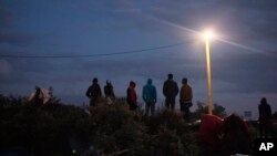 Des migrants dans la "jungle" de Calais, France, 2 septembre 2015