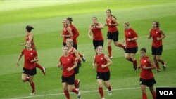 Tim sepakbola puteri Amerika dalam Piala Dunia di Jerman lalu (foto: dok).