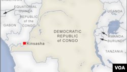Peta kawasan Kongo.