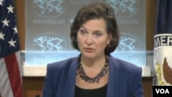 Juru bicara Deplu AS Victoria Nuland menyatakan puas dengan dialog pertama soal HAM antara AS dan Burma di Naypyidaw (foto: dok).