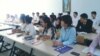 Students of the newly-opened Journalism and Mass Communications University of Uzbekistan in Tashkent, the country's capital city, in September 2018 (JMCUU)