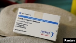 미국 존슨앤드존슨사가 개발한 코로나 백신. (자료사진)