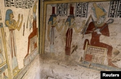 عکس از نقاشی های مقبره «توتو» - ۵ آوریل ۲۰۱۹