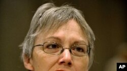 Sidney Jones, an adviser for the Brussels-based International Crisis Group, gestures as she speaks at a forum at the Foreign Correspondent's Association of the Philippines (FOCAP) in Manila (File Photo)