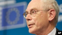 Presiden Dewan Uni Eropa Herman Van Rompuy.