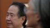On March 6, 2020, Japanese Ambassador to South Korea Koji Tomita, left, listens to South Korean Foreign Minister Kang Kyung-wha during a meeting at the Foreign Ministry in Seoul, South Korea.