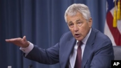 Menteri Pertahanan AS, Chuck Hagel (Foto: dok).