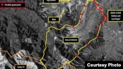 영국 런던에 본부를 둔 국제인권단체 앰네스티 인터내셔널이 공개한 북한 14호 개천관리소의 올 초 위성사진. 디지털글로브 촬영.