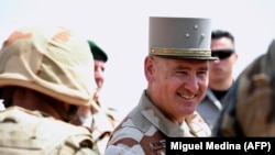 Le général français Patrick Brethous, commandant de l'opération Barkhane dans la région du Sahel, le 19 février 2016.