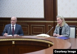 Prezident Mirziyoyev AQSh Davlat kotibi muovini Elis Uells bilan uchrashdi, Toshkent, 26-fevral, 2019